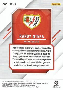 2021-22 Donruss Elite LaLiga Santander #188 Randy Nteka Back