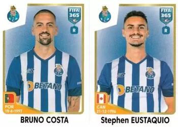 2023 Panini FIFA 365 The Golden World of Football #397 Bruno Costa / Stephen Eustáquio Front