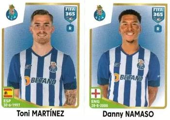 2023 Panini FIFA 365 The Golden World of Football #402 Toni Martínez / Danny Namaso Front