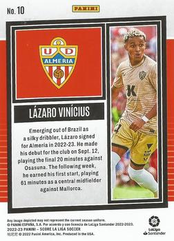 2022-23 Score LaLiga Santander #10 Lazaro Vinicius Back