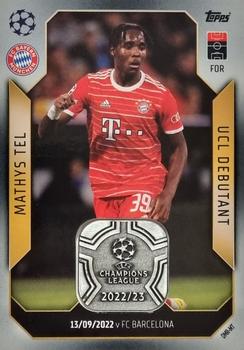 2022-23 Topps Match Attax UEFA Champions League & UEFA Europa League Extra - UCL Debut Memento Relic #DMR-MT Mathys Tel Front
