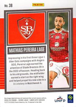 2022-23 Score Ligue 1 Uber Eats #38 Mathias Pereira Lage Back