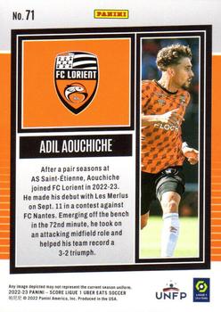 2022-23 Score Ligue 1 Uber Eats #71 Adil Aouchiche Back