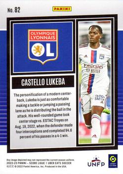 2022-23 Score Ligue 1 Uber Eats #82 Castello Lukeba Back