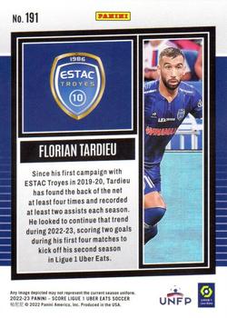 2022-23 Score Ligue 1 Uber Eats #191 Florian Tardieu Back