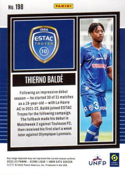 2022-23 Score Ligue 1 Uber Eats #198 Thierno Baldé Back