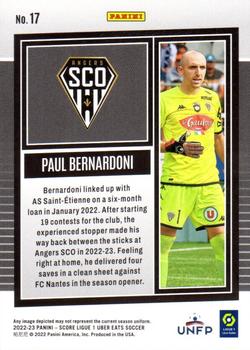 2022-23 Score Ligue 1 Uber Eats - Lasers #17 Paul Bernardoni Back