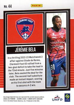 2022-23 Score Ligue 1 Uber Eats - Blue Laser #44 Jeremie Bela Back