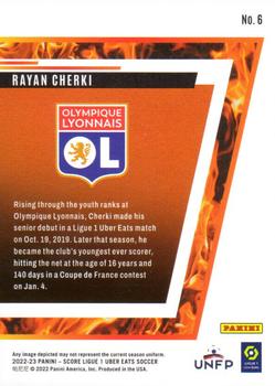 2022-23 Score Ligue 1 Uber Eats - Hot Rookies #6 Rayan Cherki Back
