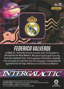 2022-23 Score LaLiga Santander - Intergalactic #20 Federico Valverde Back