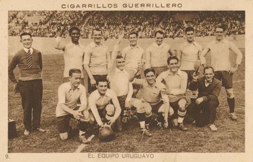 1928 Cigarrillos Guerrillero #9 El Equipo Uruguayo Front