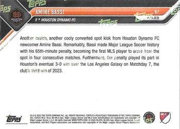 2023 Topps Now MLS #67 Amine Bassi Back