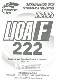 2022-23 Panini Finetwork Liga F #222 Méline Gérard Back