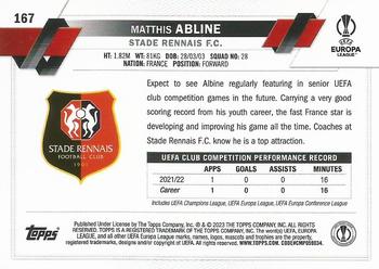 2022-23 Topps UEFA Club Competitions #167 Matthis Abline Back