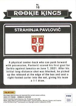 2022-23 Donruss - Rookie Kings Pink #16 Strahinja Pavlovic Back