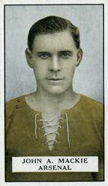 1925 Gallaher Famous Footballers #57 Alec Mackie Front