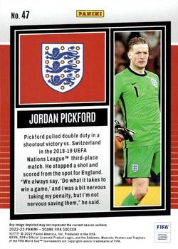 2022-23 Score FIFA - Purple Lasers #47 Jordan Pickford Back
