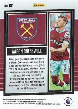 2022-23 Score Premier League #181 Aaron Cresswell Back