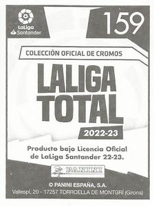 2022-23 Panini LaLiga Total #159 Helibelton Palacios Back