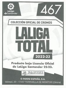 2022-23 Panini LaLiga Total #467 Álvaro Rodríguez Back