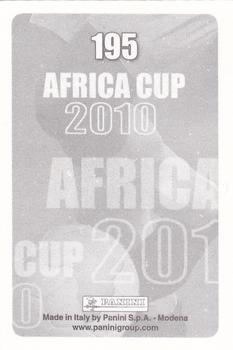 2010 Panini Africa Cup Stickers #195 Junior Agogo Back