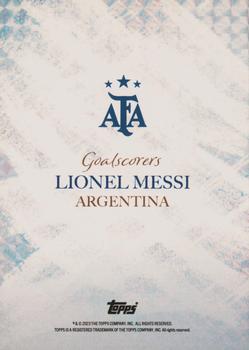 2023 Topps Argentina World Champions - Goalscorers #NNO Lionel Messi Back