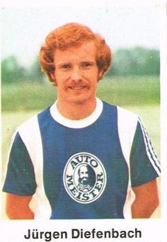 1976-77 Bergmann Fussball Stickers #162 Jürgen Diefenbach Front