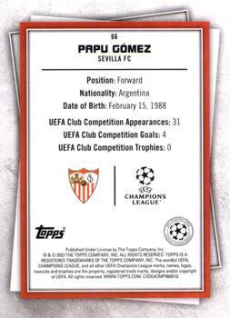 2022-23 Topps UEFA Superstars - Common Yellow #66 Papu Gomez Back