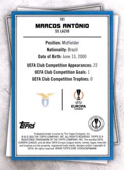 2022-23 Topps UEFA Superstars - Common Yellow #181 Marcos Antonio Back