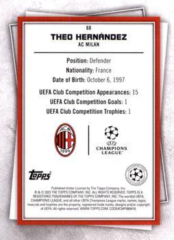 2022-23 Topps UEFA Superstars - Uncommon Green #68 Theo Hernández Back