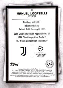 2022-23 Topps UEFA Club Competitions Superstars - Uncommon Green #90 Manuel Locatelli Back