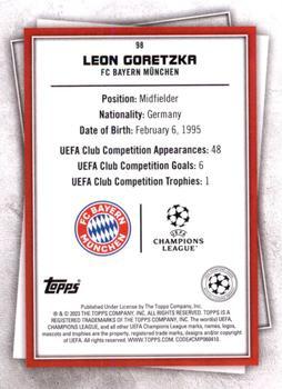 2022-23 Topps UEFA Superstars - Uncommon Green #98 Leon Goretzka Back