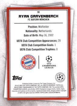 2022-23 Topps UEFA Superstars - Uncommon Green #99 Ryan Gravenberch Back