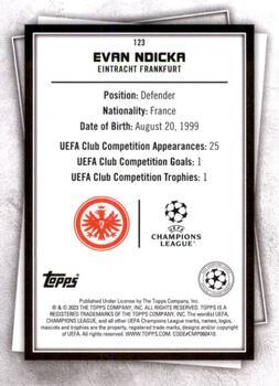 2022-23 Topps UEFA Superstars - Rare #123 Evan Ndicka Back