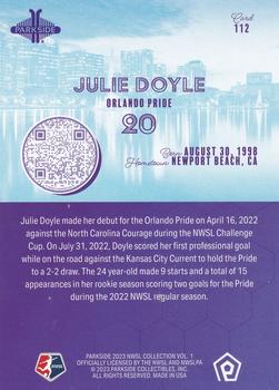 2023 Parkside NWSL Collection - Foil #112 Julie Doyle Back