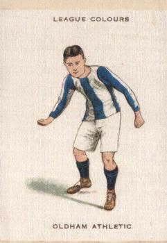 1914 Godfrey Phillips League Colours (small silks) #NNO Oldham Athletic Front
