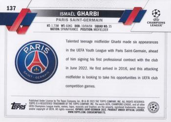 2022-23 Topps Chrome UEFA Club Competitions #137 Ismaël Gharbi Back