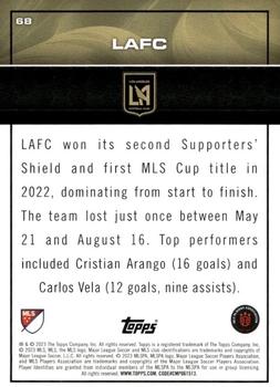 2023 Topps MLS #68 LAFC Back