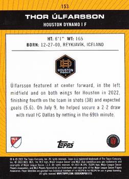 2023 Topps MLS #153 Thor Úlfarsson Back