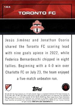 2023 Topps MLS - Soccer Tile #164 Toronto FC Back