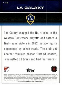 2023 Topps MLS - Green Foil #178 LA Galaxy Back