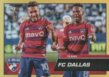 2023 Topps MLS - Gold Foil #71 FC Dallas Front