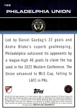 2023 Topps MLS - Black Foil #166 Philadelphia Union Back