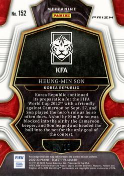 2022-23 Panini Select FIFA - Gold #152 Heung-Min Son Back