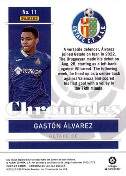 2022-23 Panini Chronicles - Chronicles La Liga #11 Gaston Alvarez Back