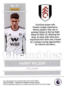 2022-23 Panini Chronicles - Chronicles Premier League #17 Harry Wilson Back
