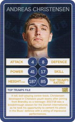2019 Top Trumps Chelsea #NNO Andreas Christensen Front