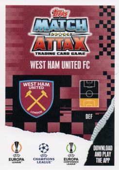 2023-24 Topps Match Attax UEFA Club Competitions #107 Aaron Cresswell Back