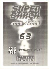 2005-06 Panini Super Barça #63 Crack de Cracks Back