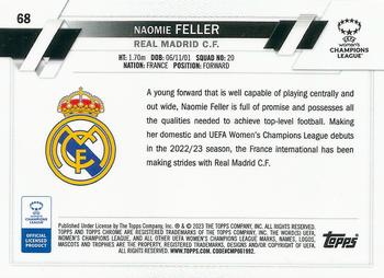 2022-23 Topps Chrome UEFA Women's Champions League #68 Naomie Feller Back